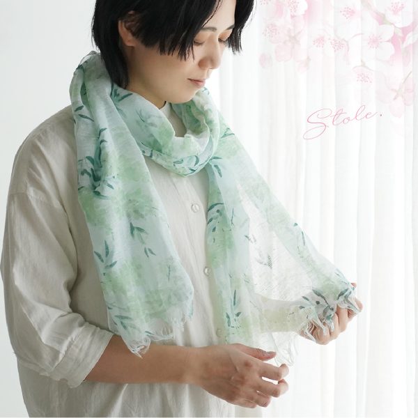 母の日ギフトに。天然繊維の華やかストール